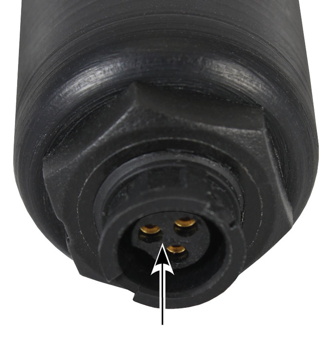 the tipping bucket rain gauge connector of the solinst rainlogger