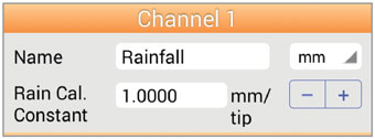 solinst levelogger app rainfall channel for android