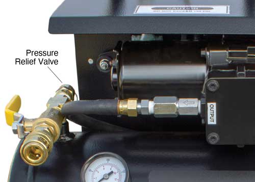 solinst 12v compressor presure relief valve