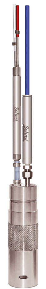 solinst waterloo multilevel system dual stem port con bomba de muestreo dedicada y transductor de presión