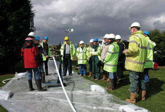 cmt installation and training as part of a multilevel course given by the university of cranfield at silsoe uk in conjunction with waterra uk british geological survey & norwest holst