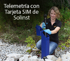 telemetría con tarjeta sim de solinst