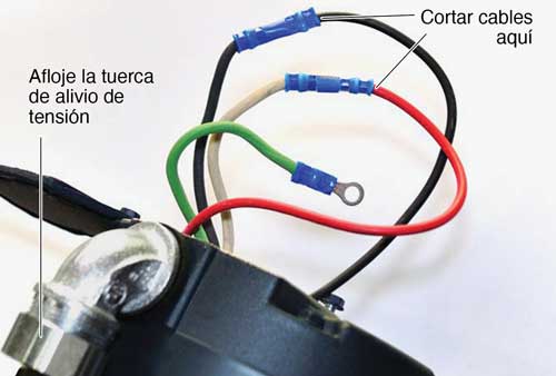 solinst 12v power reel power supply panel wire cut points