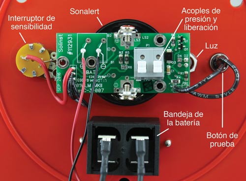 parte posterior del medidor de nivel de agua solinst modelo 101 mk2 101 placa frontal con nuevo estilo de luz