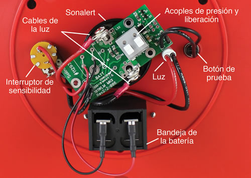 parte posterior del medidor de nivel de agua solinst mk2 101 placa frontal con luz de estilo más antiguo