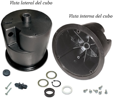 conjunto de cubo de repuesto para medidores de nivel de agua de solinst