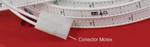 extracción de las clavijas del conector molex del grifo medidor de nivel de agua mk1 solinst 101