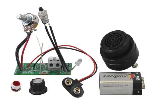 solinst modelo 102m mini indicador de nivel de agua placa de circuito que muestra conexiones de cables