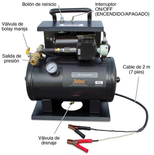 Instrucciones de funcionamiento del compresor de 12 voltios