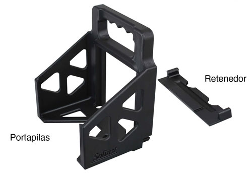 conjunto de soporte de batería de 12 v de bomba peristáltica solinst 410