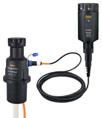 solinst cabezal del aquavent 5 y cable conector app