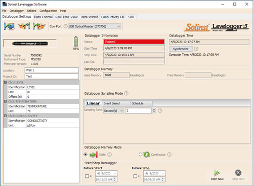 solinst leveloggers 5.1.1.3 conductivity channel levelogger conductivity channel levelogger channel identification levelogger units of measurement conductivity units of measurement levelogger conductivity units of measurement groundwater conductivity measurment units conductivity channel setup levelogger conductivity channel setup image