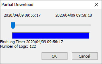 solinst leveloggers descarga de opciones descarga de opciones del levelogger ventana de control de datos descarga de datos todos todos los datos anexo de datos descarga parcial recuperación de registro anterior sesión de registro actual datos de levelogger anexados ventana de descarga parcial image