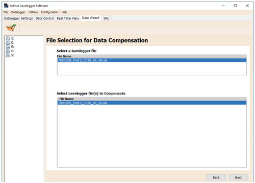 solinst levelogger barologger asistente de datos compensación barométrica básica compensación barométrica archivos de datos del levelogger compensación barométrica del levelogger image