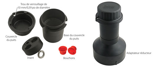 figure 10 15 ensemble de couvercle de puits pour modèle 3001