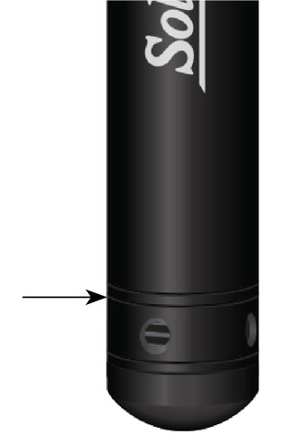 figure 8-6 ligne de mesure de l'enregistreur