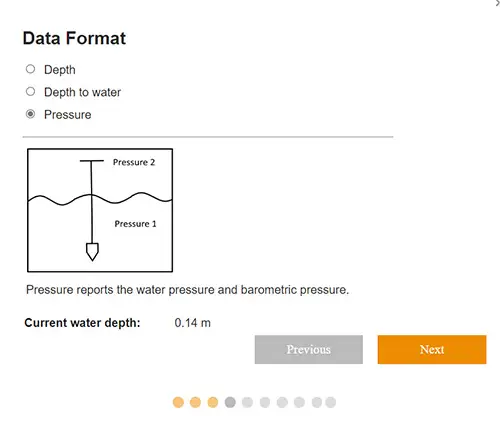 figure 4-6 mesure de pression solsat 5