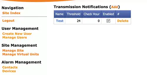 figure 5-4 notifications de transmission
