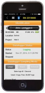 levelogger app on apple iphone