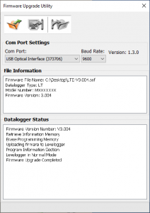 Levelogger Firmware Upgrade Utility