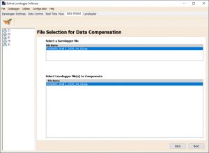 Selecting a Barologger File and Levelogger File For Barometric Compensation