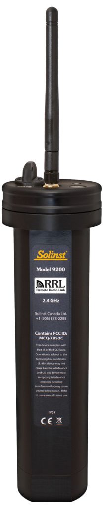 solinst model 9200 rrl remote radio link telemetry