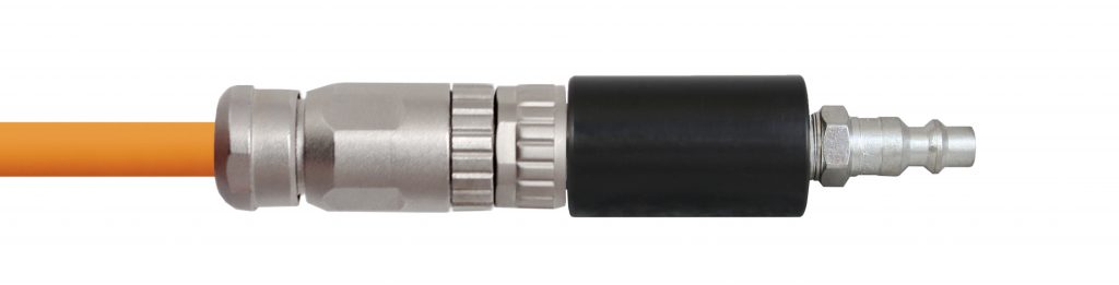 solinst 3250 levelvent vented cable blowout fitting connected to vented cable