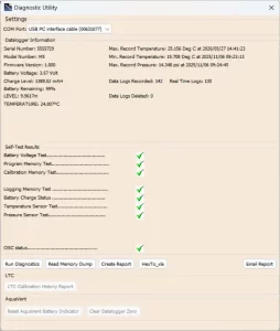 solinst levelogger diagnostics utility