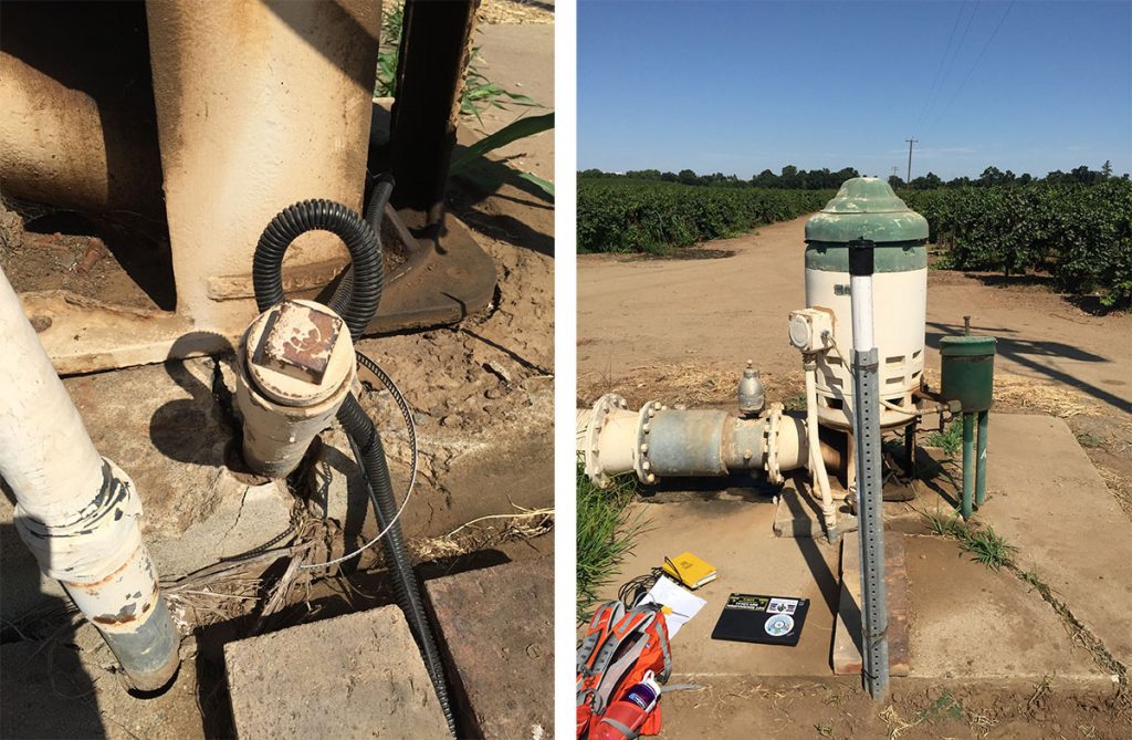 levelsender telemetry system installed in pumping well