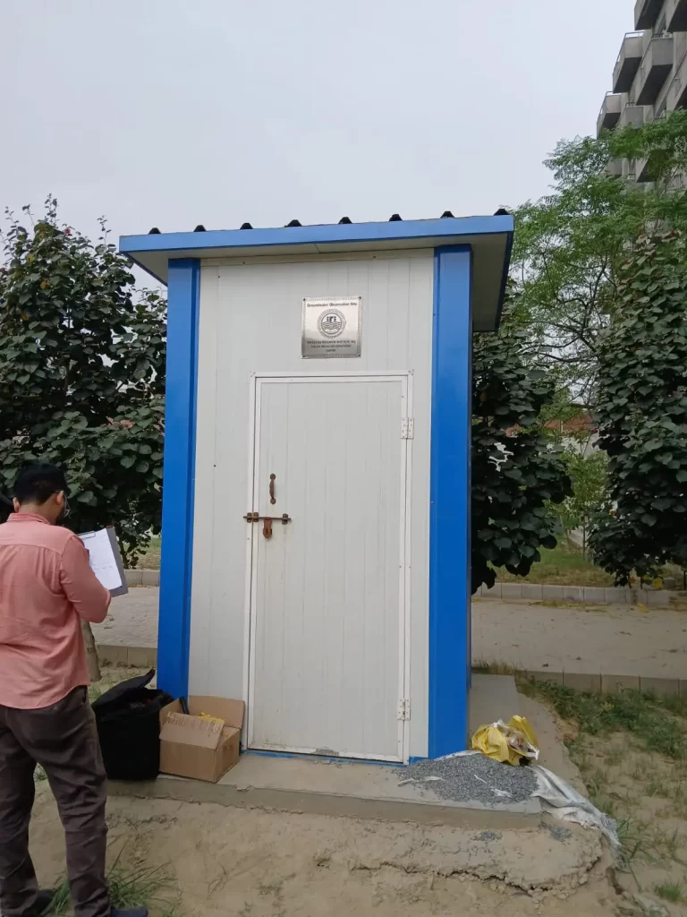 irrigation well in automated water monitoring network