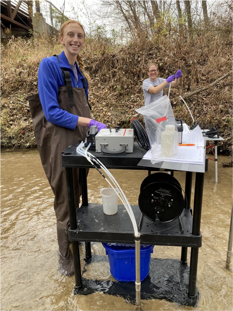 collecting groundwater samples from a multilevel drive-point piezometer