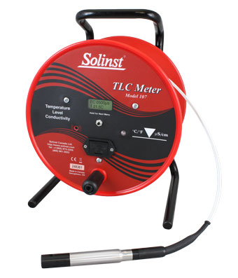 solinst model 107 tlc meter for measuring water levels: water temperature and water conductivity