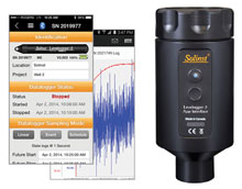 solinst levelogger app interface 5 allows programming and data retreival on your smart device