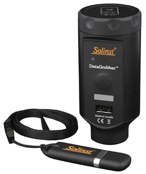 solinst datagrabber leveloggers portable data transfer device levelogger usb data transfer device levelogger usb storage device image