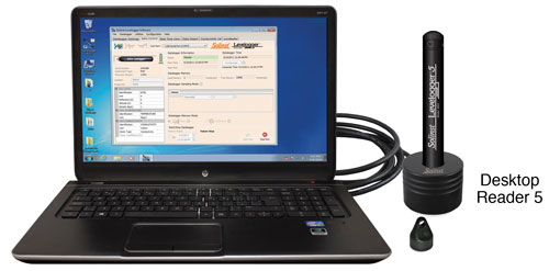 solinst levelogger connected to laptop using an optical desktop reader 5