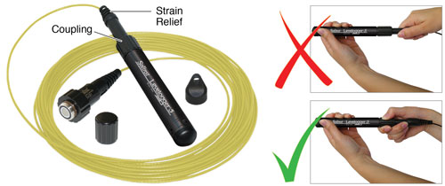 how to properly remove a direct read cable from a solinst levelogger