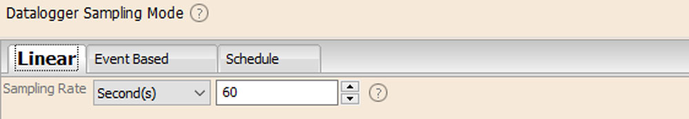 5.5 Datalogger Sampling Mode