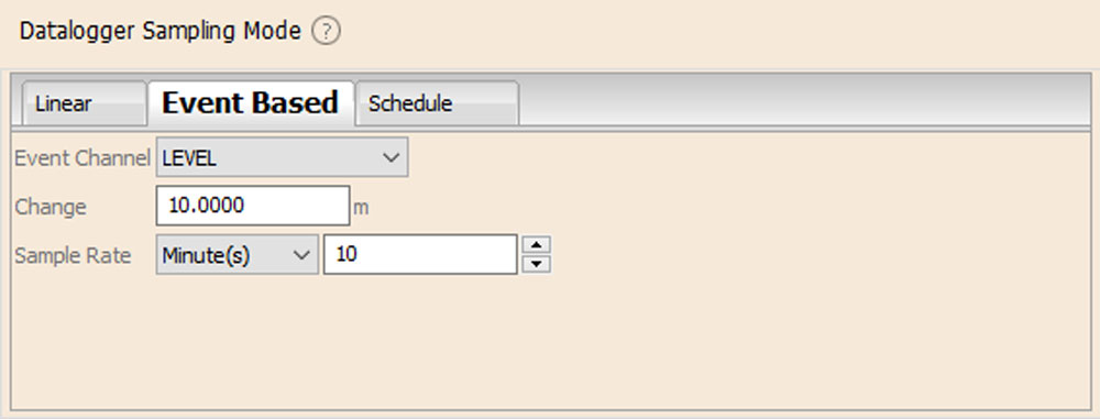 5.5 Datalogger Sampling Mode