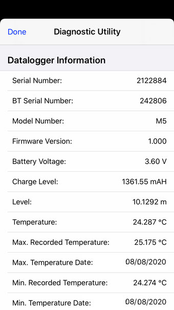 Solinst Datalogger Diagnostics Utility iOS solinst datalogger diagnostics utility ios