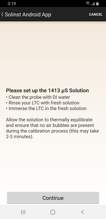 figure 12 6 calibration setup android