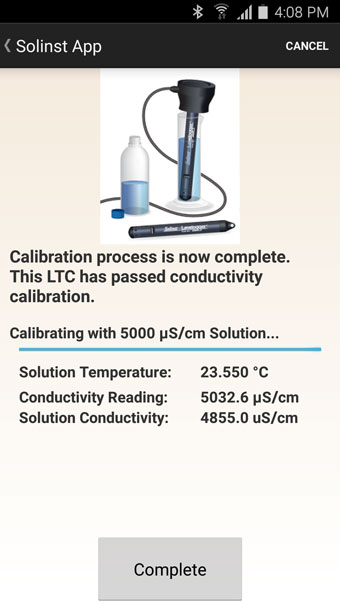 Solinst LTC Levelogger Edge Conductivity Calibration Results Passed Android
solinst ltc levelogger edge conductivity calibration results passed android