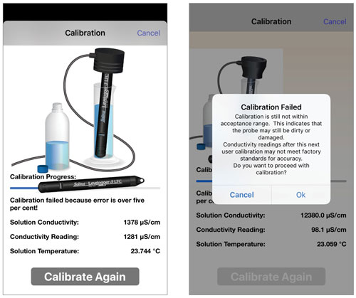 solinst levelogger 5 ltc conductivity calibration retry ios