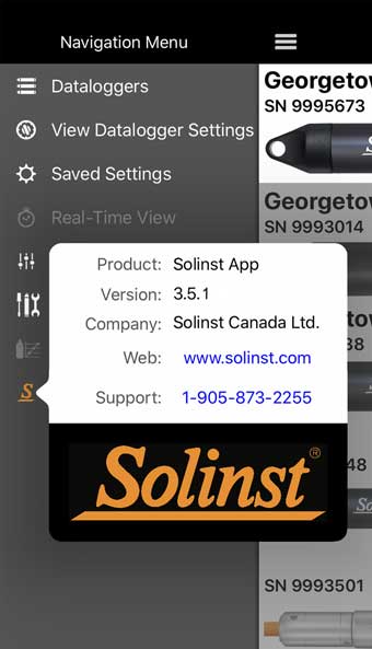 solinst levelogger app information ios