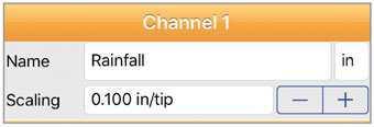 Solinst Levelogger App Rainfall Channel for iOS solinst levelogger app rainfall channel for ios