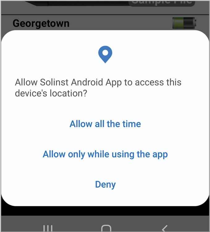 Set GPS Geographic Location for Solinst Dataloggers