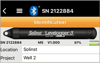 Solinst Datalogger Identification Inside Solinst Levelogger App IOS solinst datalogger identification inside solinst levelogger app ios