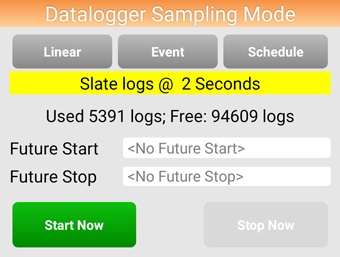 Solinst Levelogger App Starting and Stopping Dataloggers for Android starting and stopping dataloggers - Android