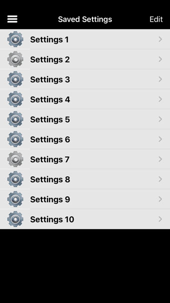 Solinst Levelogger App Settings Screen for iOS solinst levelogger app settings screen for ios