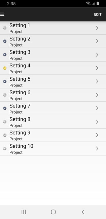 Solinst Levelogger App Settings Screen for Android solinst levelogger app settings screen for android