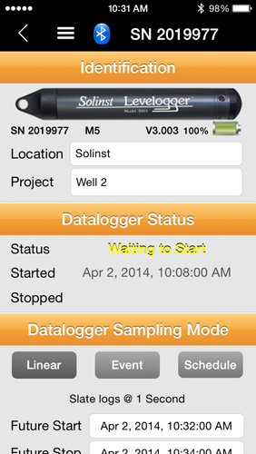 122m mini interface meter back